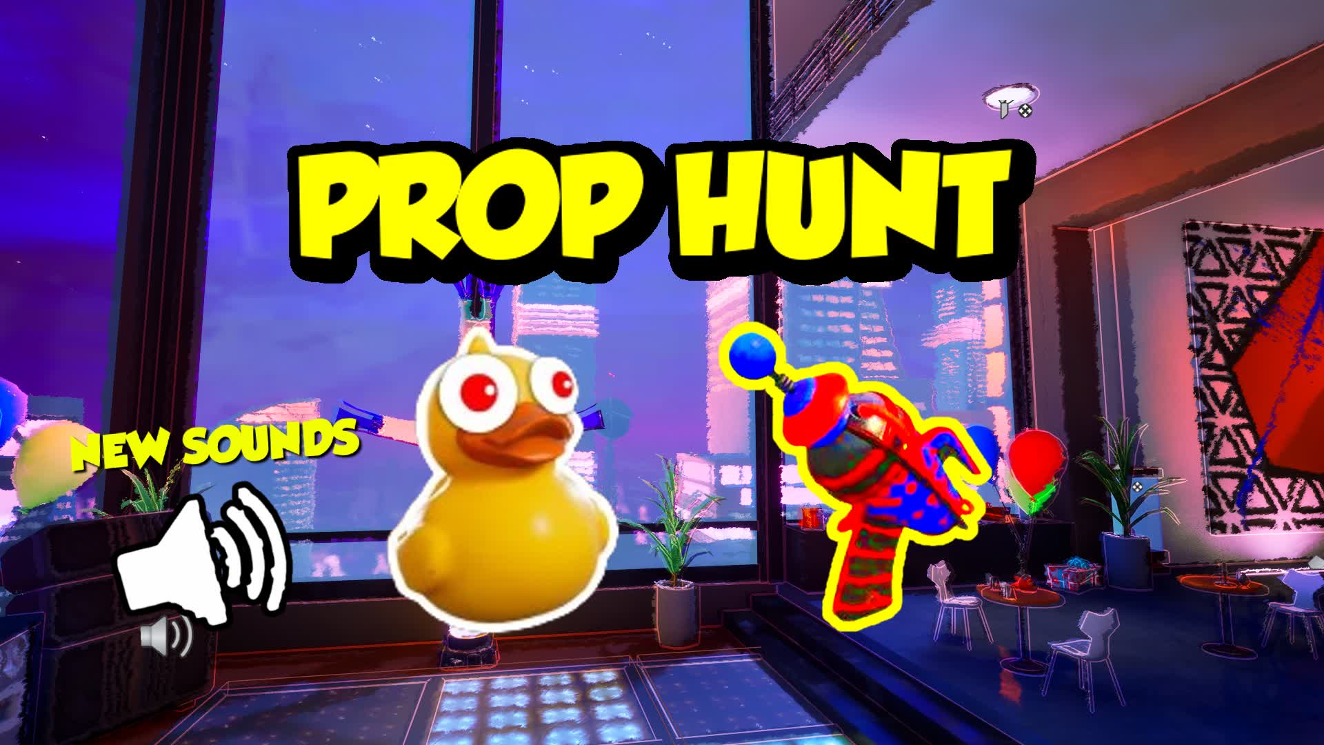 ELEVATOR PROP HUNT ⭐ — Fortnite Creative map
