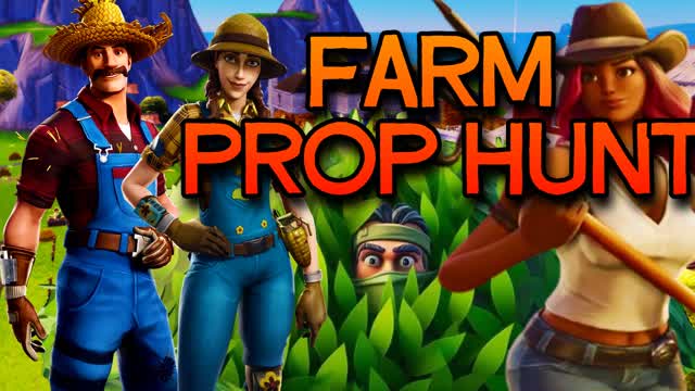 FARM PROP HUNT! — Fortnite Creative map cover art