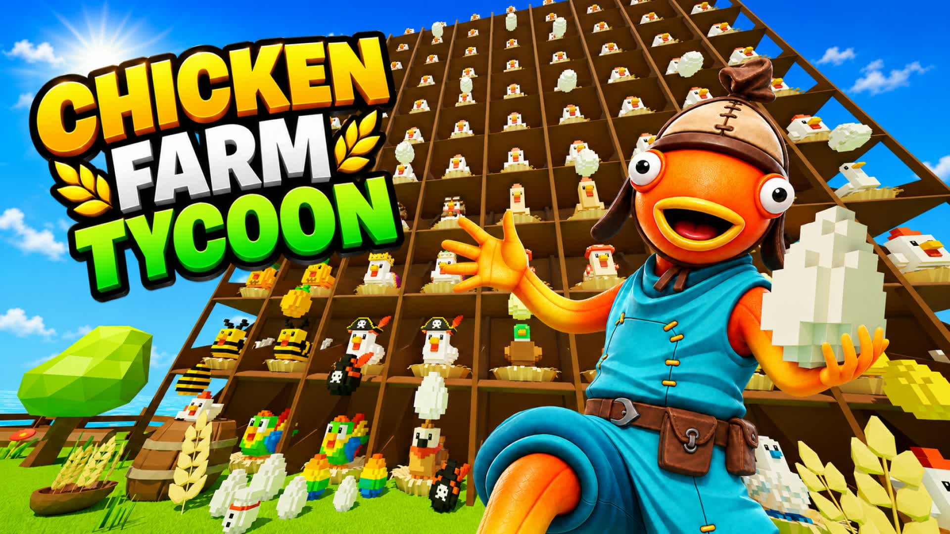 Infinity Chicken Tycoon — Fortnite Creative map
