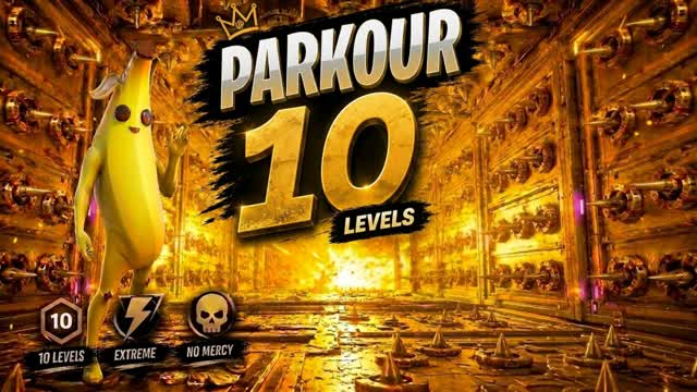 🔥 PARKOUR 10 LEVELS 🔥PARKOUR — Fortnite Creative map