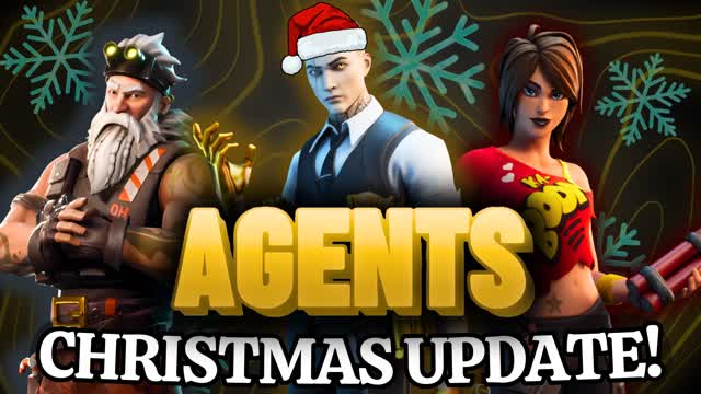 ❄️AGENTS❄️ | 3v3 — Fortnite Creative map cover art
