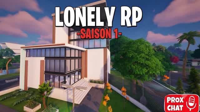 🚧 Lonely RP 🌍 — Fortnite Creative map cover art