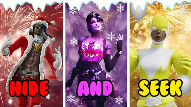 ❄️ WINTER HIDE AND SEEK ❄️ — Fortnite Creative map