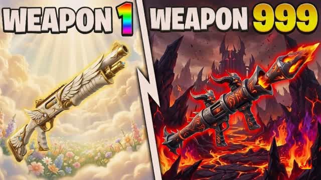 GUN GAME ONE SHOT EXOTICS💀 — Fortnite Creative map