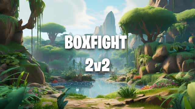 JUNGLE BOXFIGHT (2v2) — Fortnite Creative map cover art