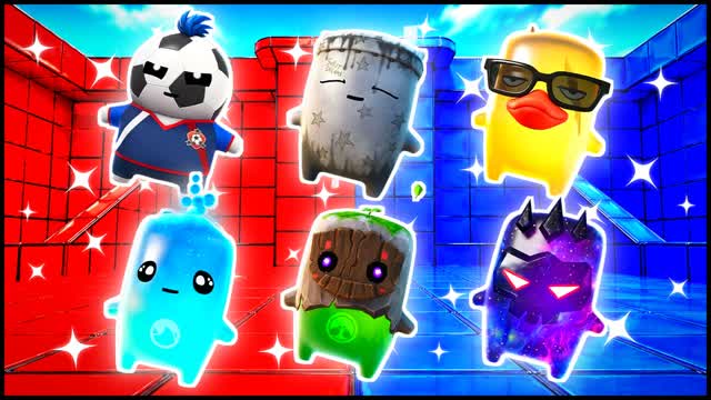 PEAK INTENSITY RED VS BLUE 🔴🔵 — Fortnite Creative map