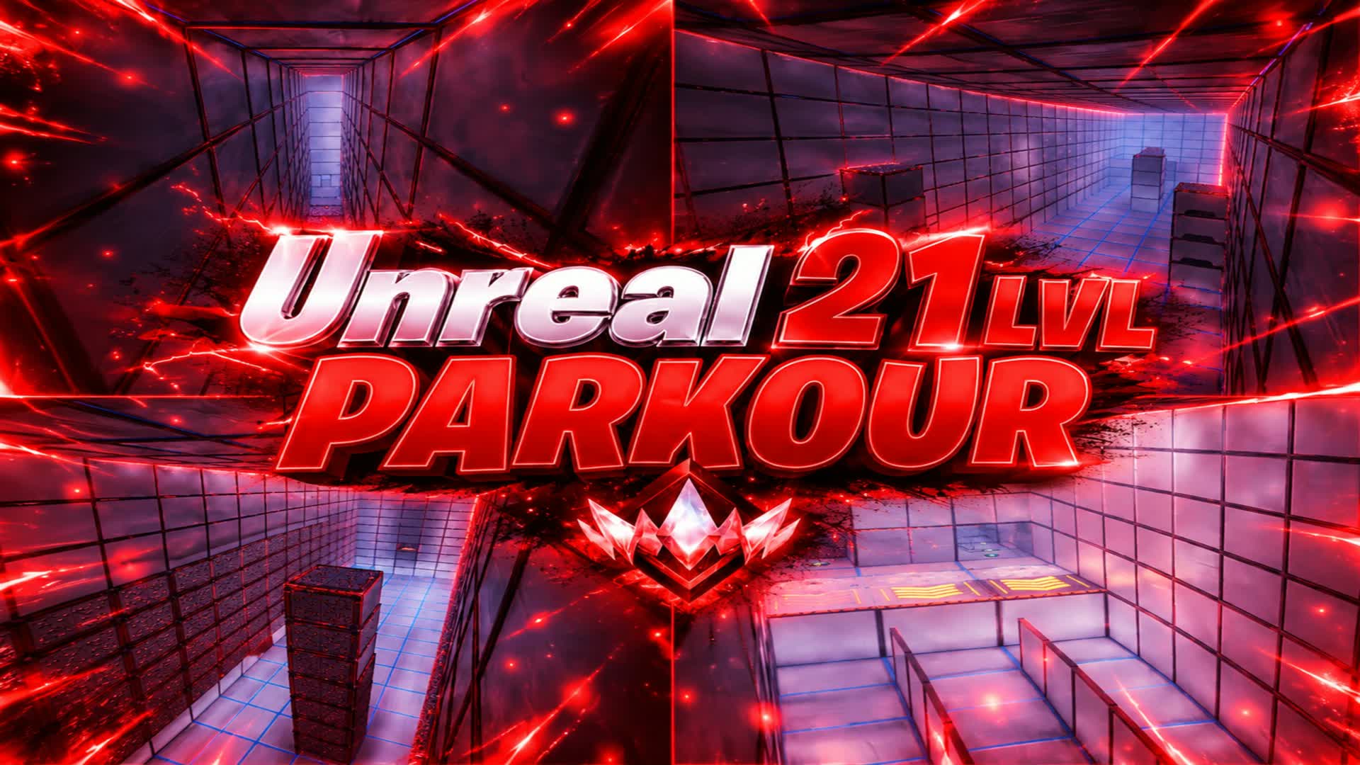 🔥Unreal 21 Lvl Parkour — Fortnite Creative map