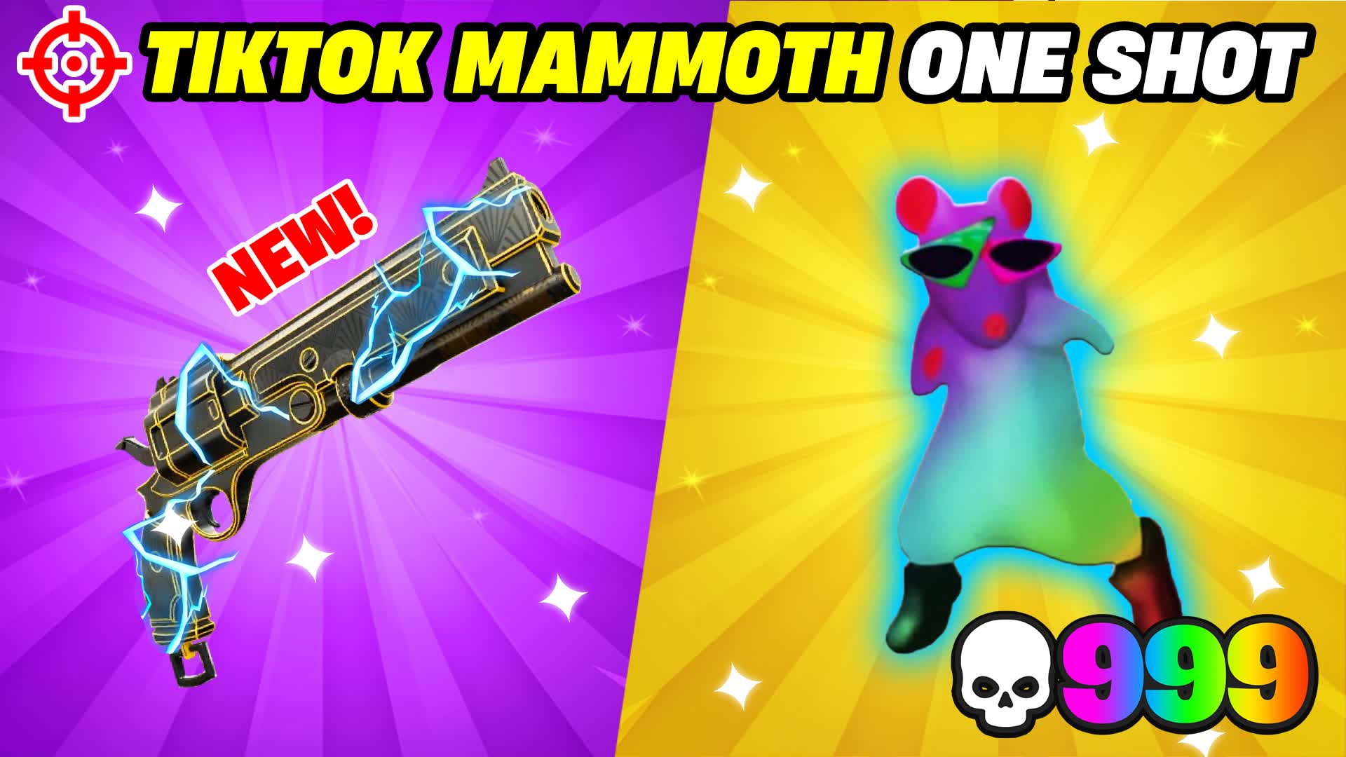 🐭 TIKTOK MAMMOTH ONE SHOT 🎯 — Fortnite Creative map