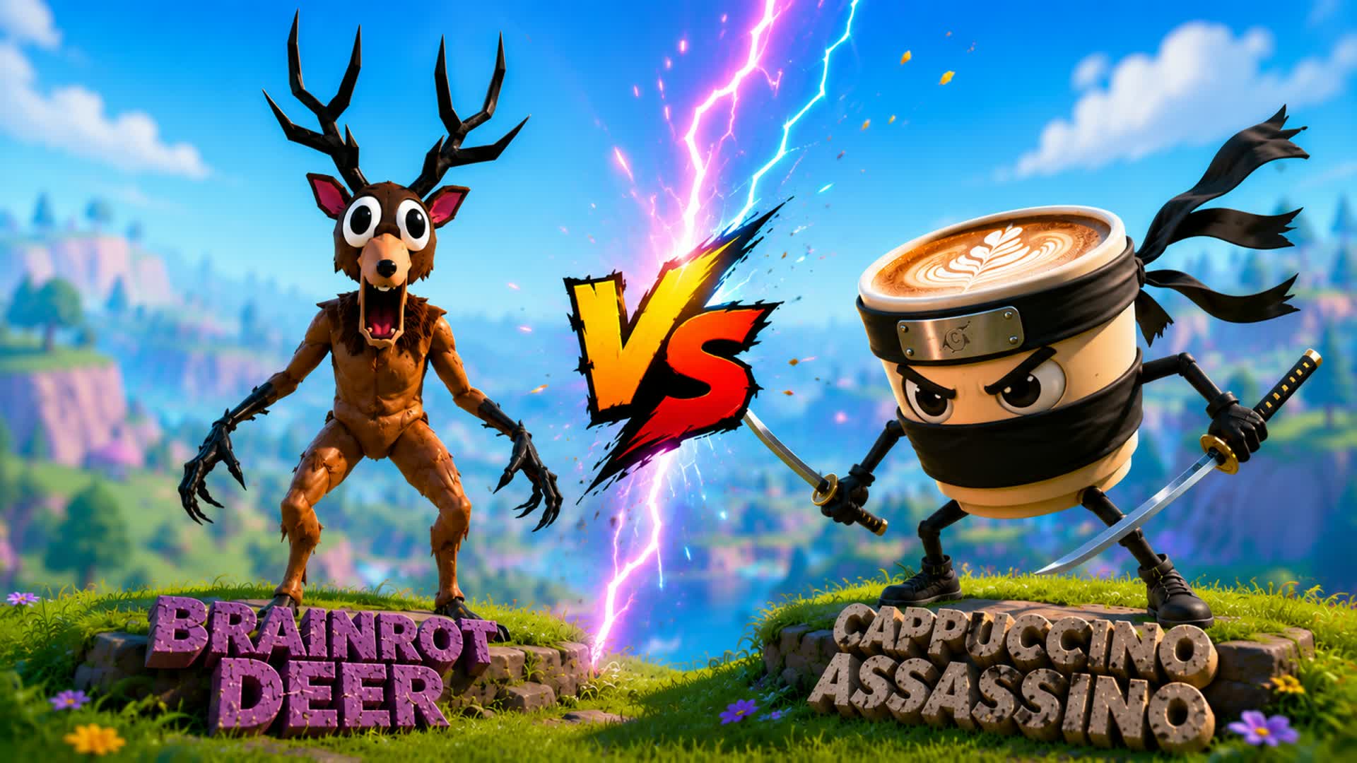 BRAINROT FIGHT SHOWDOWN — Fortnite Creative map