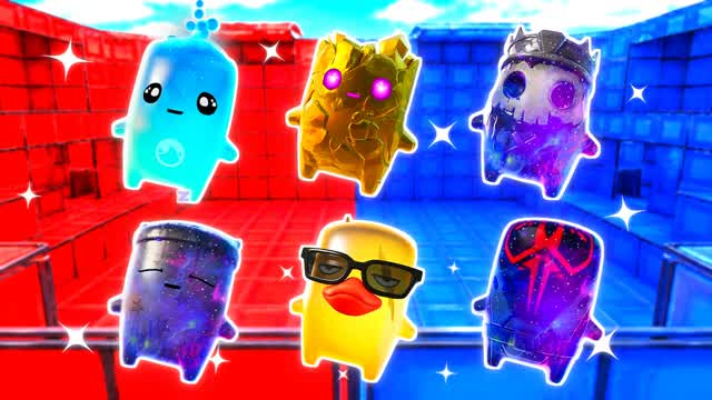 RED VS BLUE EXACT RHYTHM 🔴🔵 — Fortnite Creative map cover art
