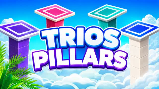 PILLARS TRIOS WARS START — Fortnite Creative map cover art