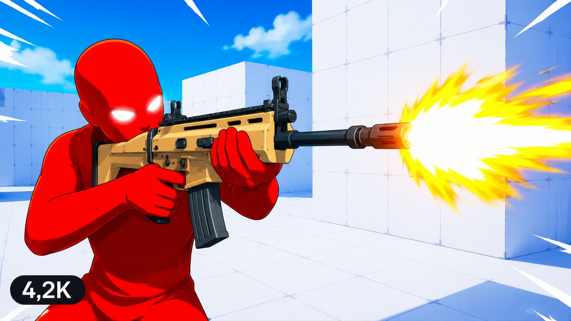 RIVALS RED VS BLUE OMG — Fortnite Creative map