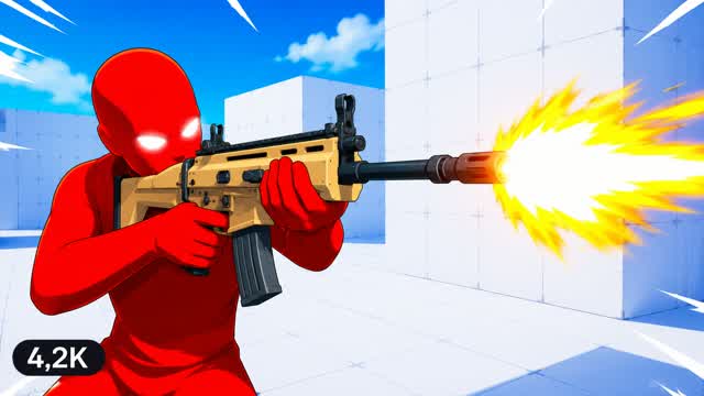 RIVALS RED VS BLUE OMG — Fortnite Creative map cover art