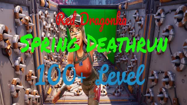 Spring Deathrun — Fortnite Creative map cover art