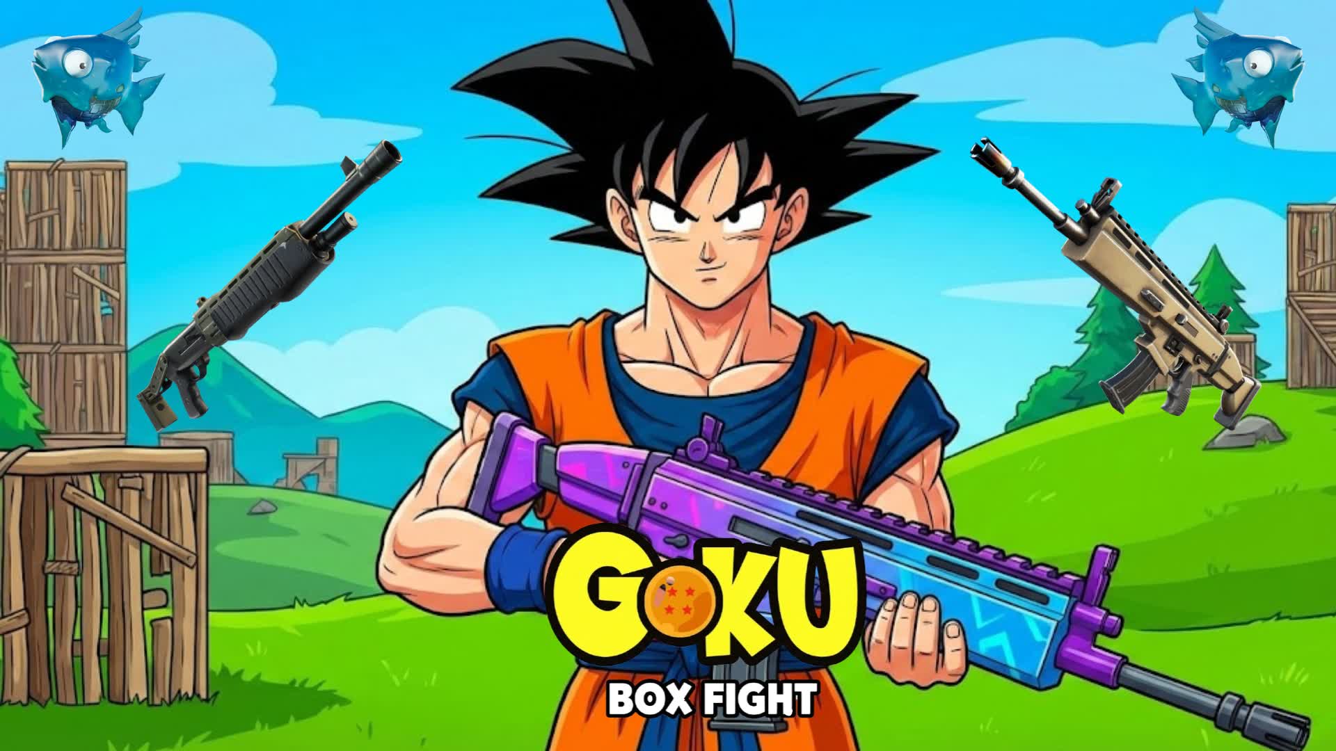GOKU BOX FIGHT — Fortnite Creative map