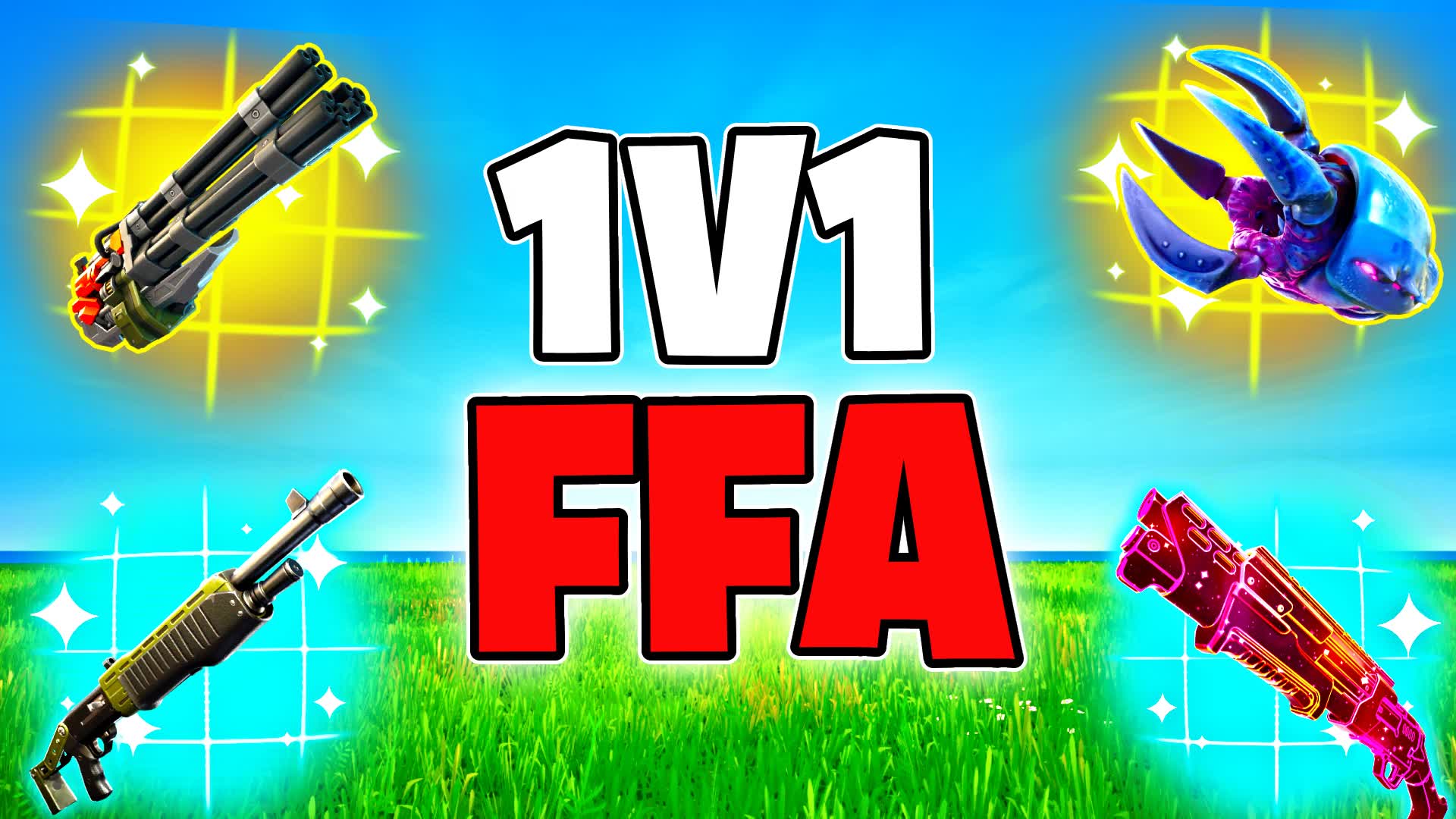SUPER 1V1v1 FFA - ⭐ — Fortnite Creative map