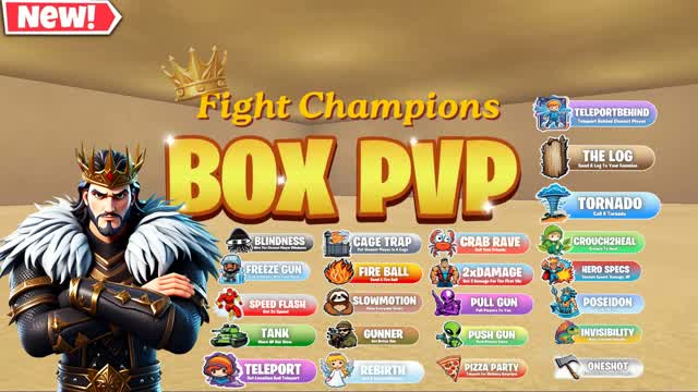 Box Fight Champions — Fortnite Creative map cover art