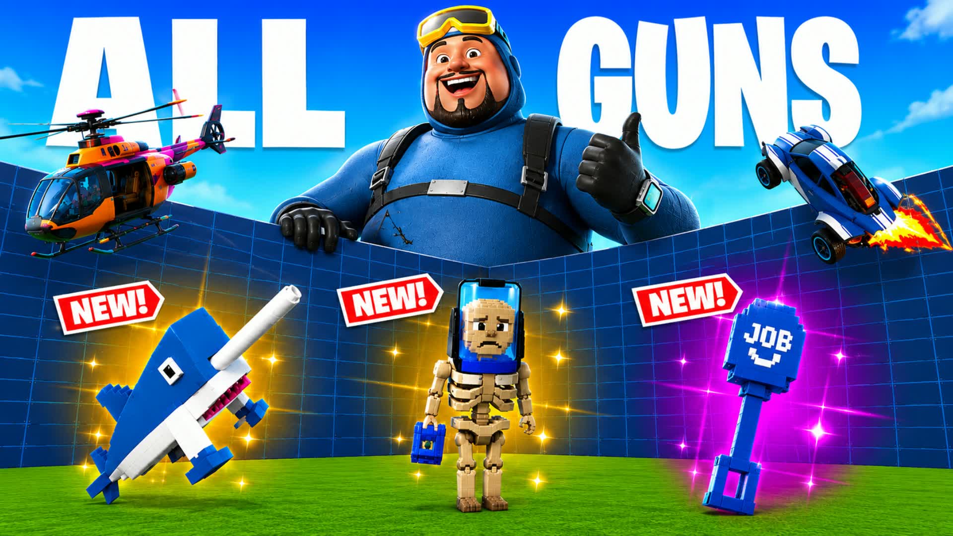 ULTIMATE 1V1 - ALL GUNS FFA JUZIO — Fortnite Creative map