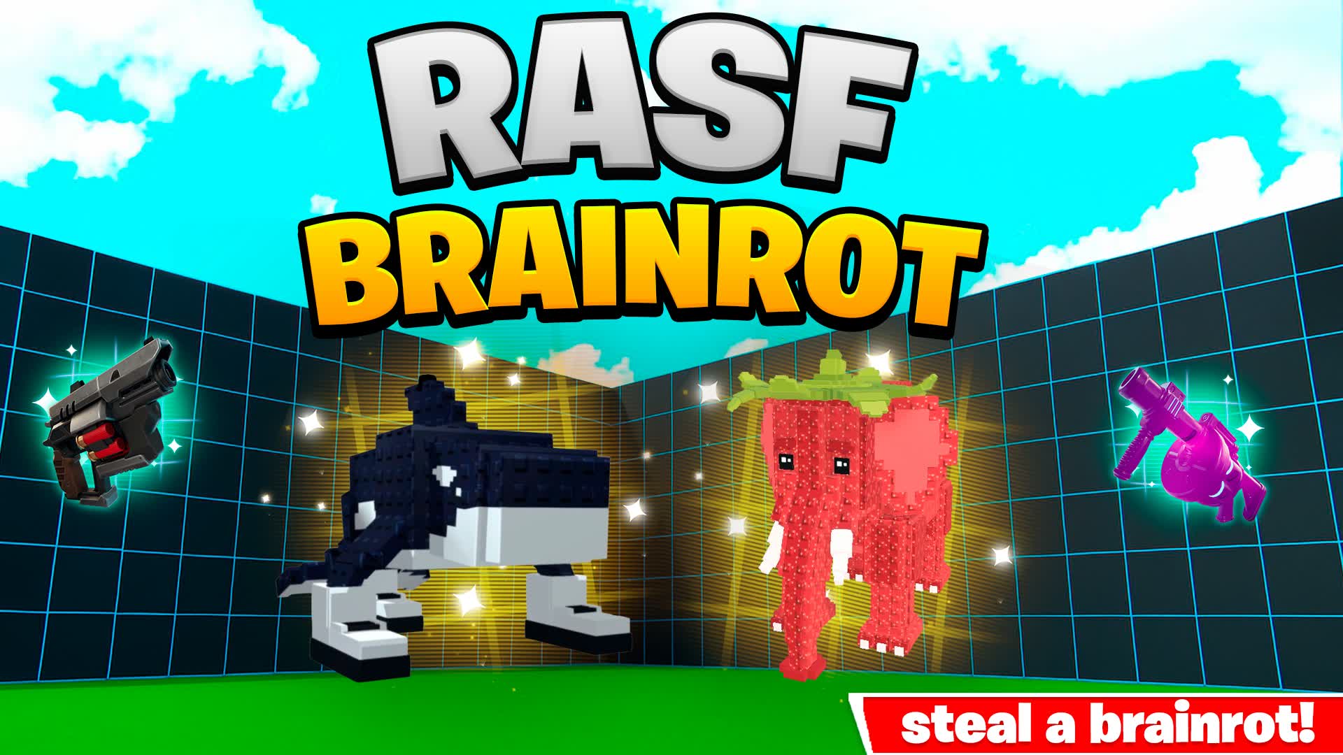 سكرمز<RASF STEAL THE BRAINROT 🏆🥇 — Fortnite Creative map