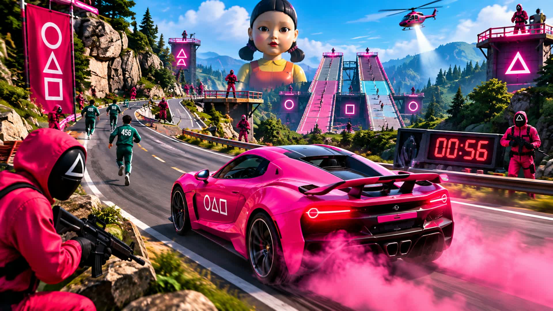 SUPER GAME ROAD — Fortnite Creative map