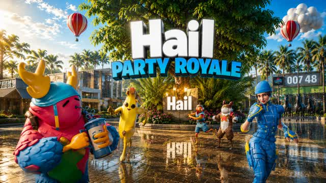 Party Hail ✨ — Fortnite Creative map cover art