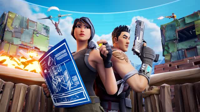 Battle Royale Zone Wars — Fortnite Creative map cover art