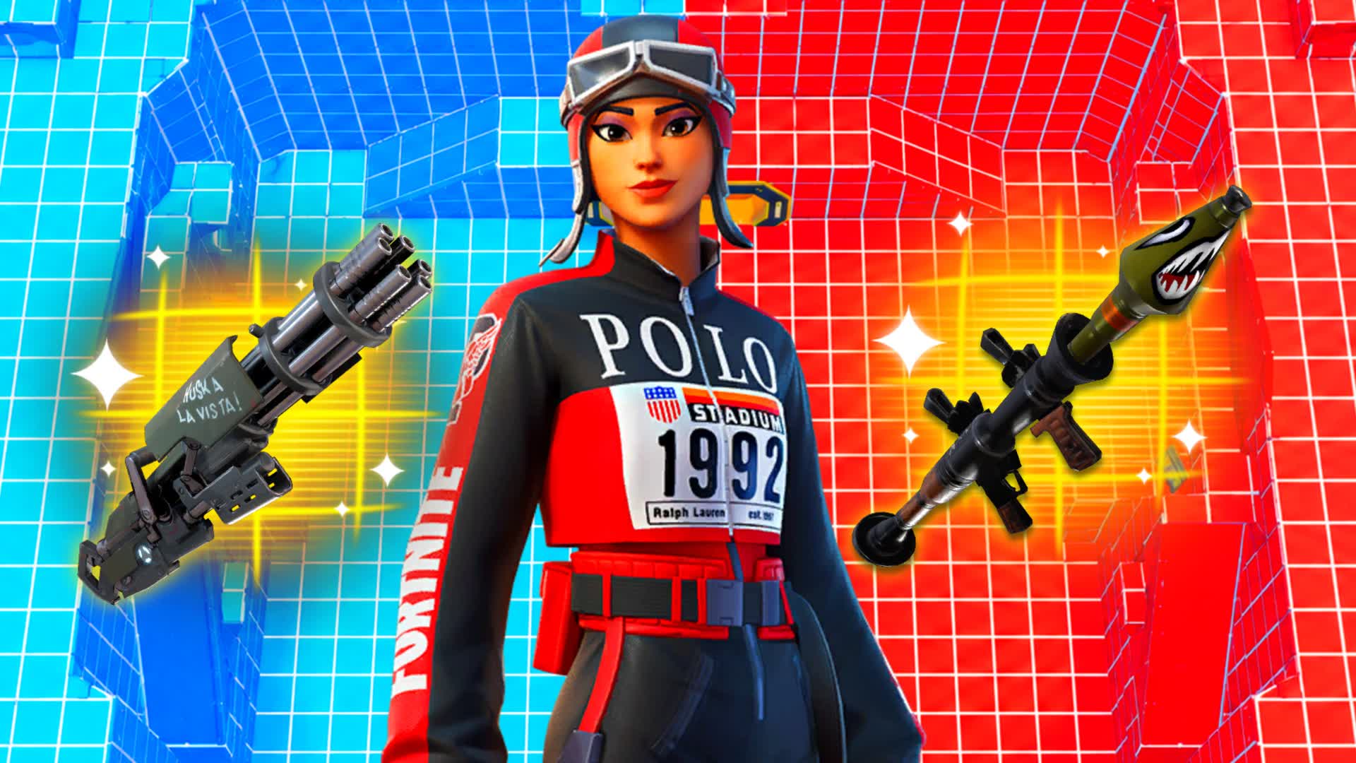 Rivals MODE Red vs Blue — Fortnite Creative map
