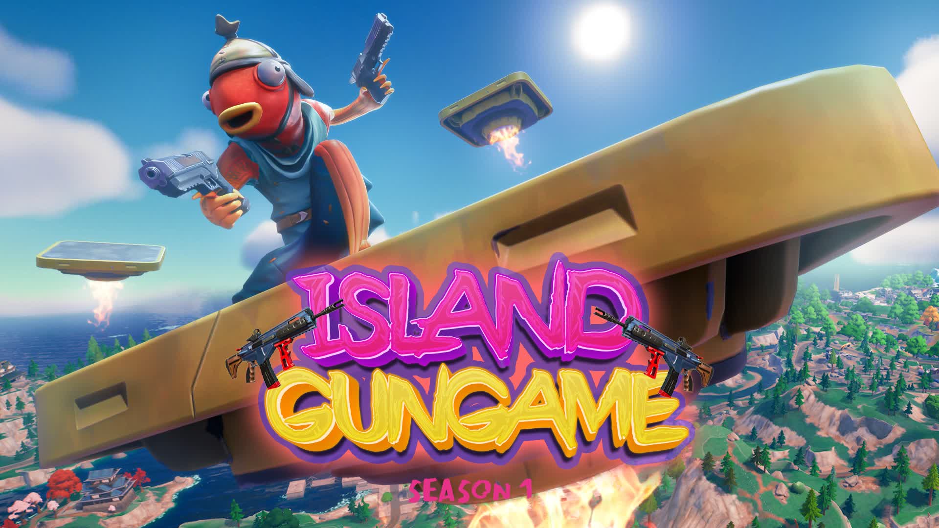 Island Gun Game — Fortnite Creative map