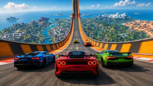 AUTO CARS DRIVER — Fortnite Creative map