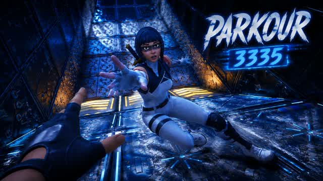 ⛷️Parkour 3335 — Fortnite Creative map
