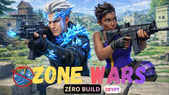 Zone Wars Zéro Build Crypt — Fortnite Creative map cover art