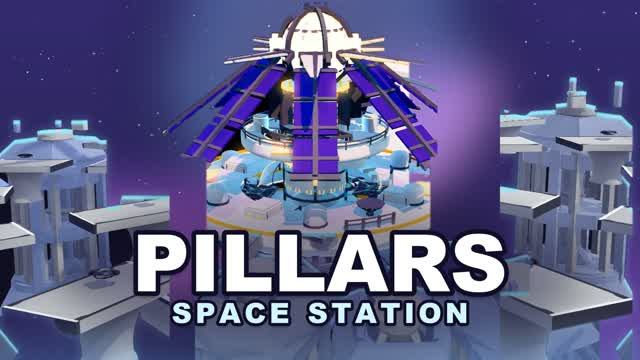 PILLARS SPACE STATION — Fortnite Creative map cover art