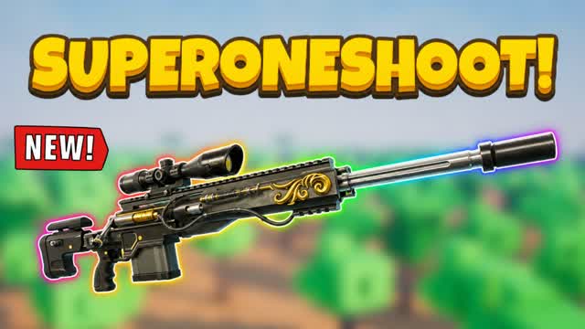 🔫SUPERONESHOOT — Fortnite Creative map cover art