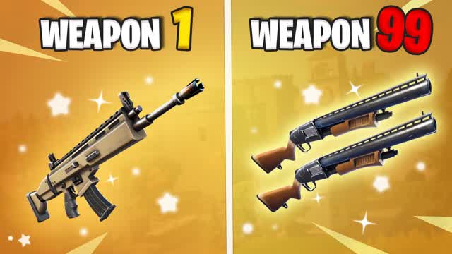SUPER TILTED GUN GAME — Fortnite Creative map