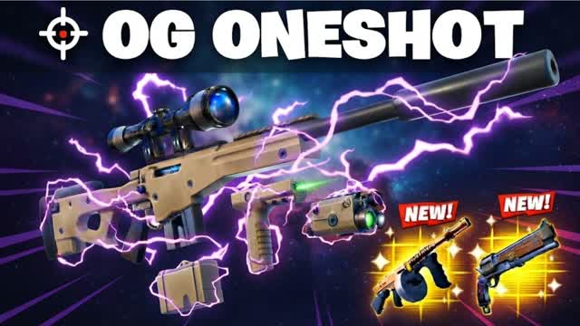 OG ONE SHOT GUN GAME — Fortnite Creative map