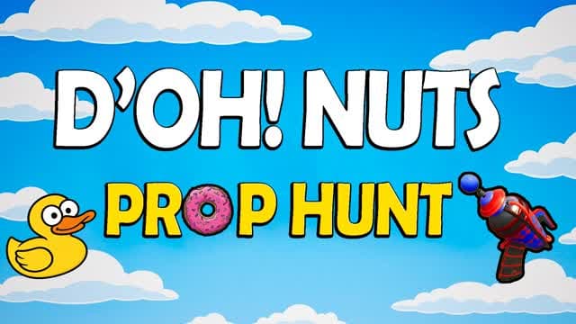 D'OH NUTS - PROP HUNT 🍩 — Fortnite Creative map cover art