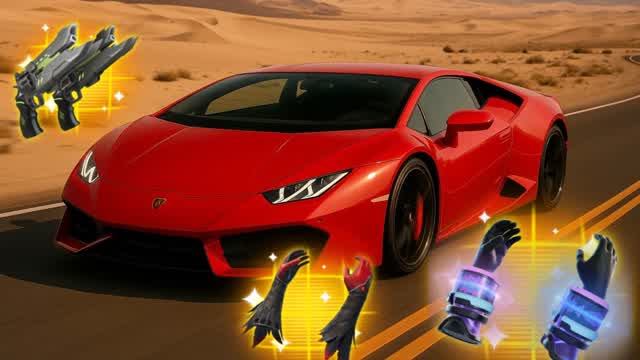 JUST DRIVE CITY FFA 💥 — Fortnite Creative map