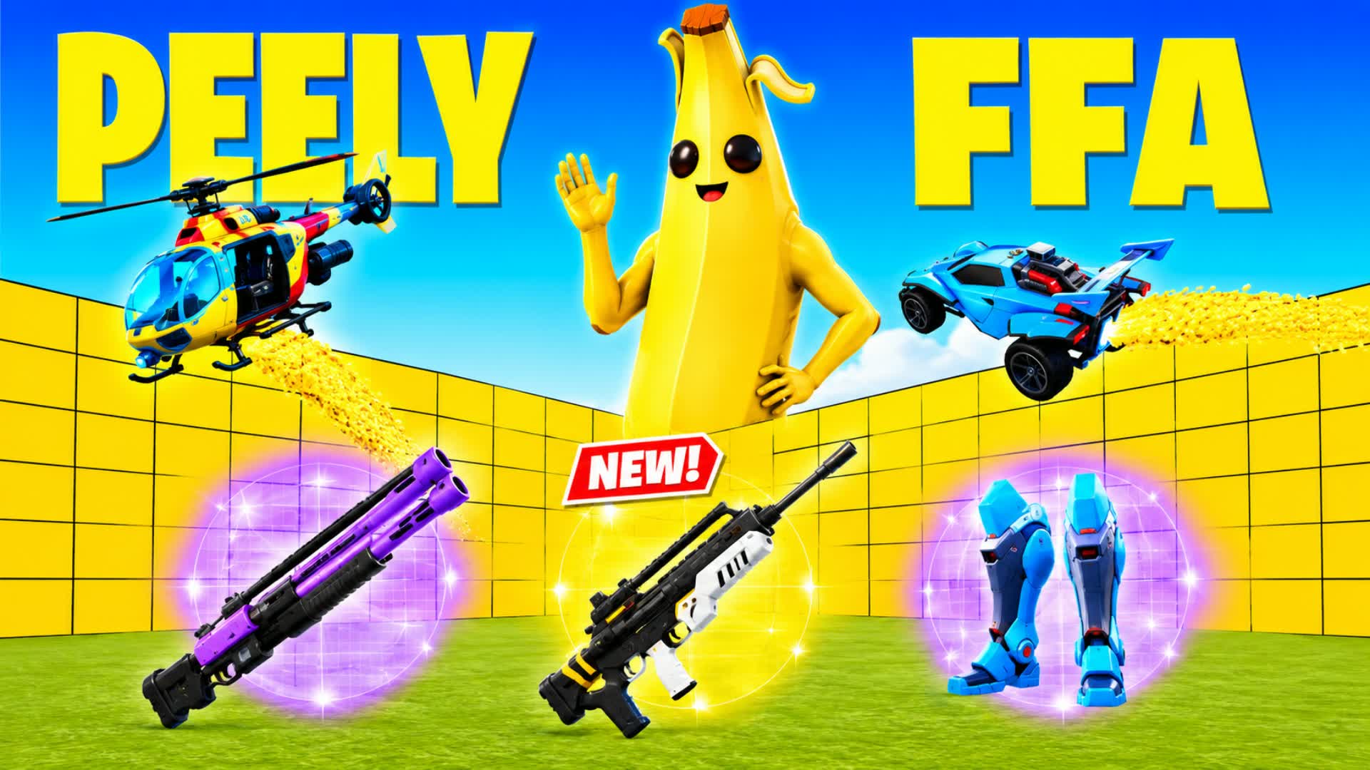PEELY FFA - BEST PRACTICE 🍌 — Fortnite Creative map
