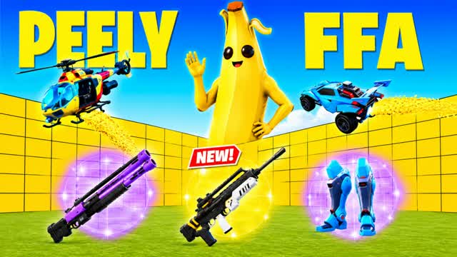 PEELY FFA - BEST PRACTICE 🍌 — Fortnite Creative map cover art