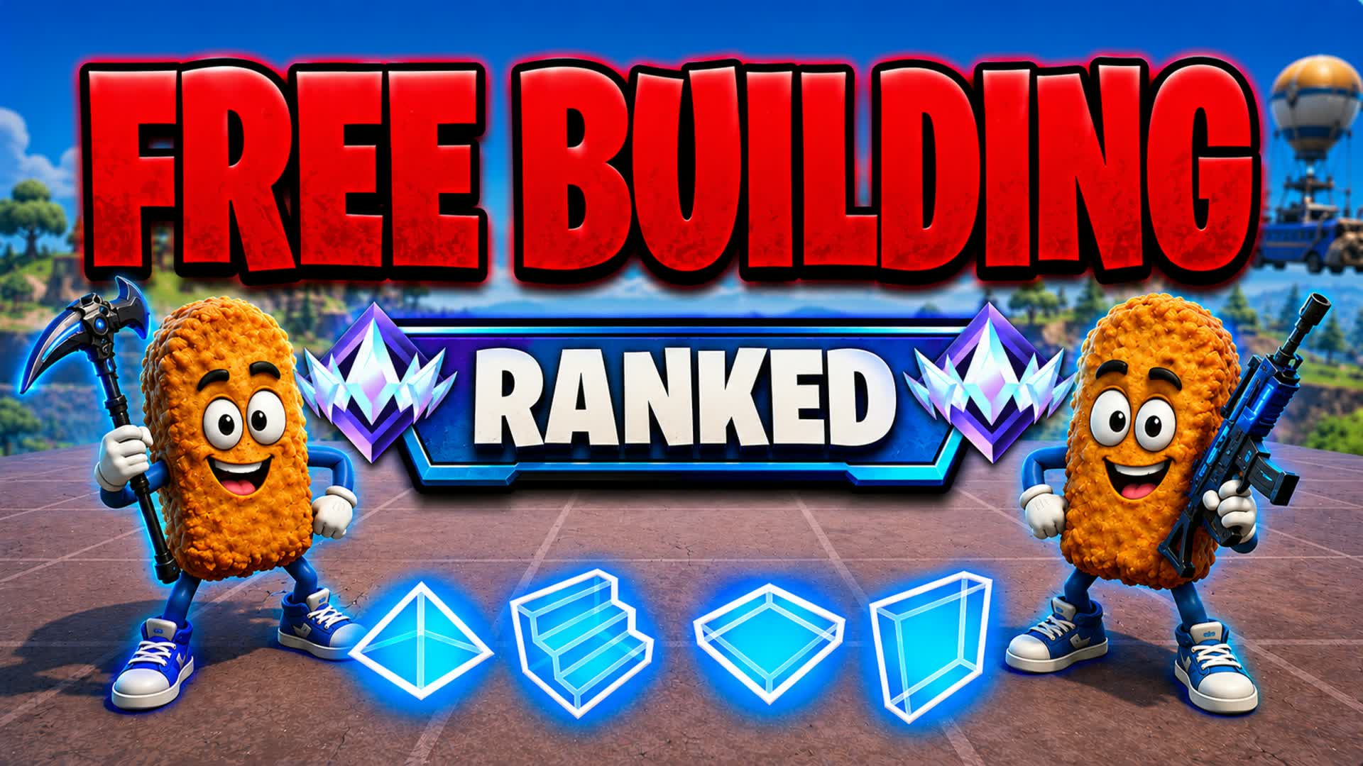 Free Building Arena Ranked — Fortnite Creative map