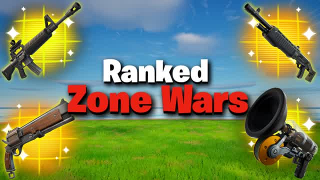 Ranked Zone Wars — Fortnite Creative map cover art