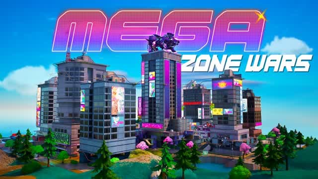 MEGA CITY ⭐️ ZONE WARS — Fortnite Creative map