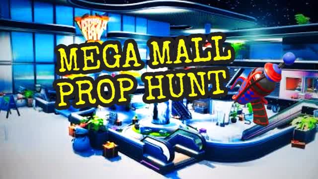 Super Mega Mall Prop Hunt — Fortnite Creative map cover art