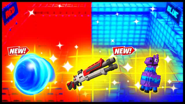 RED VS BLUE TARGET COMMAND 🔴🔵 — Fortnite Creative map cover art