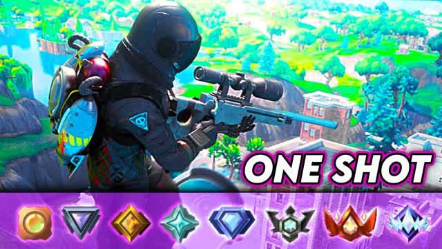🎯 One Shot Tilted (Ranked) — Fortnite Creative map cover art