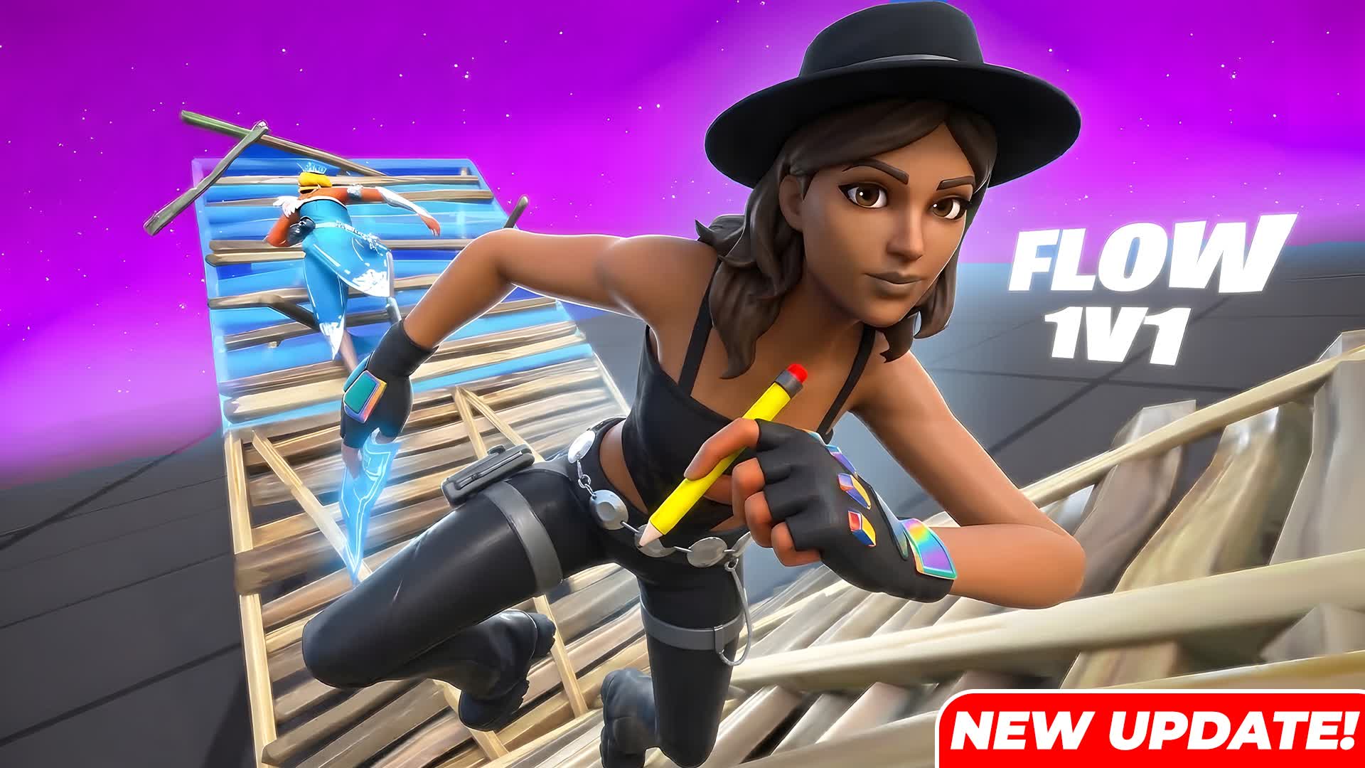 FLOW 1V1 BUILD FIGHT — Fortnite Creative map