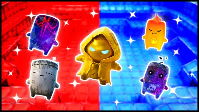 TAKE SPACE WITH AIM BLUE VS RED 🔵🔴 — Fortnite Creative map cover art