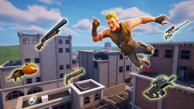 DROP TILTED TOWERS - FFA — Fortnite Creative map