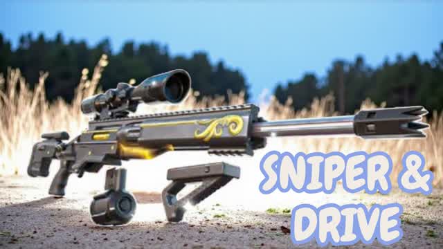 CRAZY DRIVE SNIPER CITY 🎯 — Fortnite Creative map