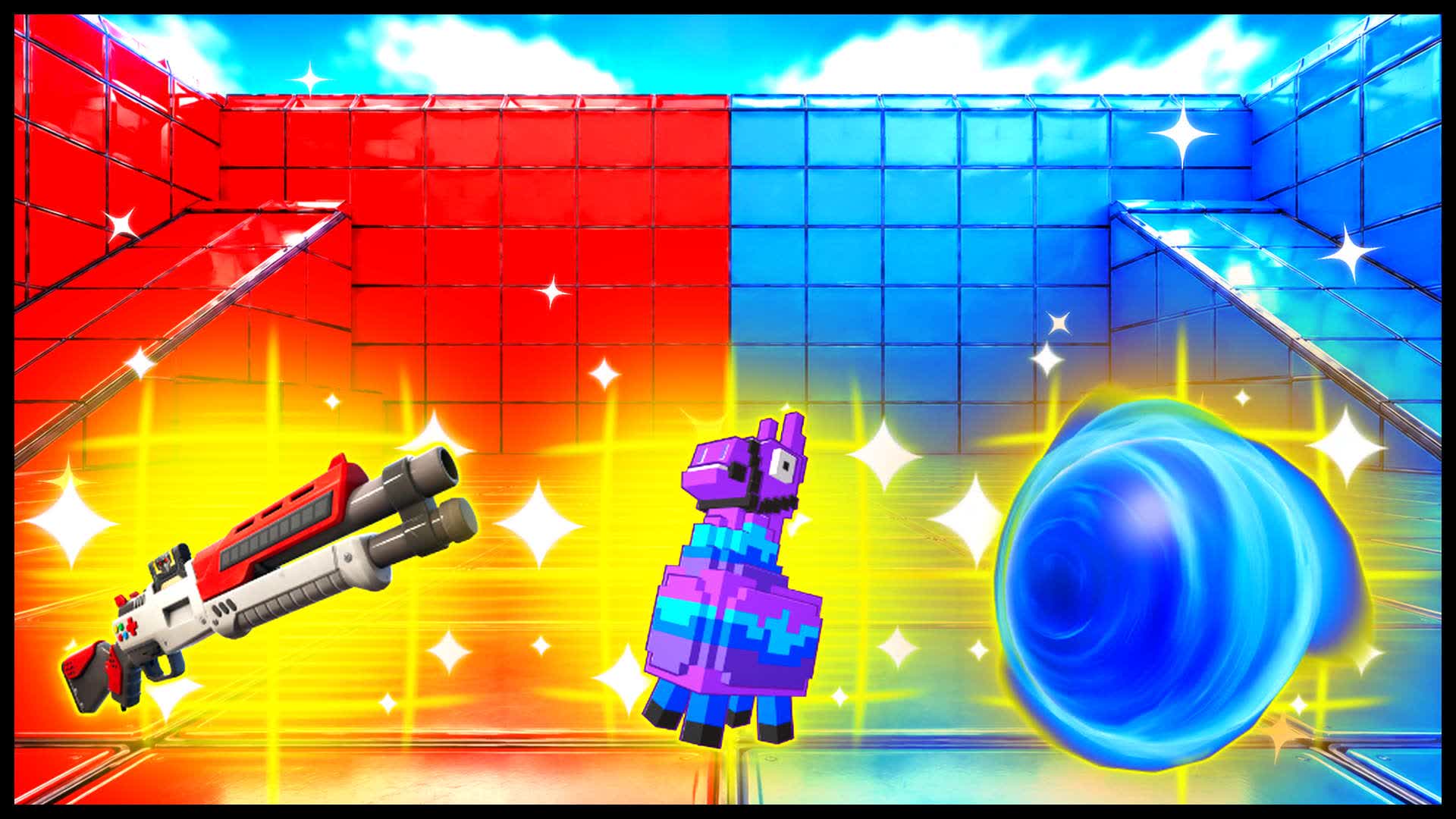 RED VS BLUE COMPOSED RESET 🔴🔵 — Fortnite Creative map